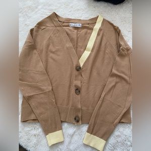 MANGO Contrast Cardigan Size XS